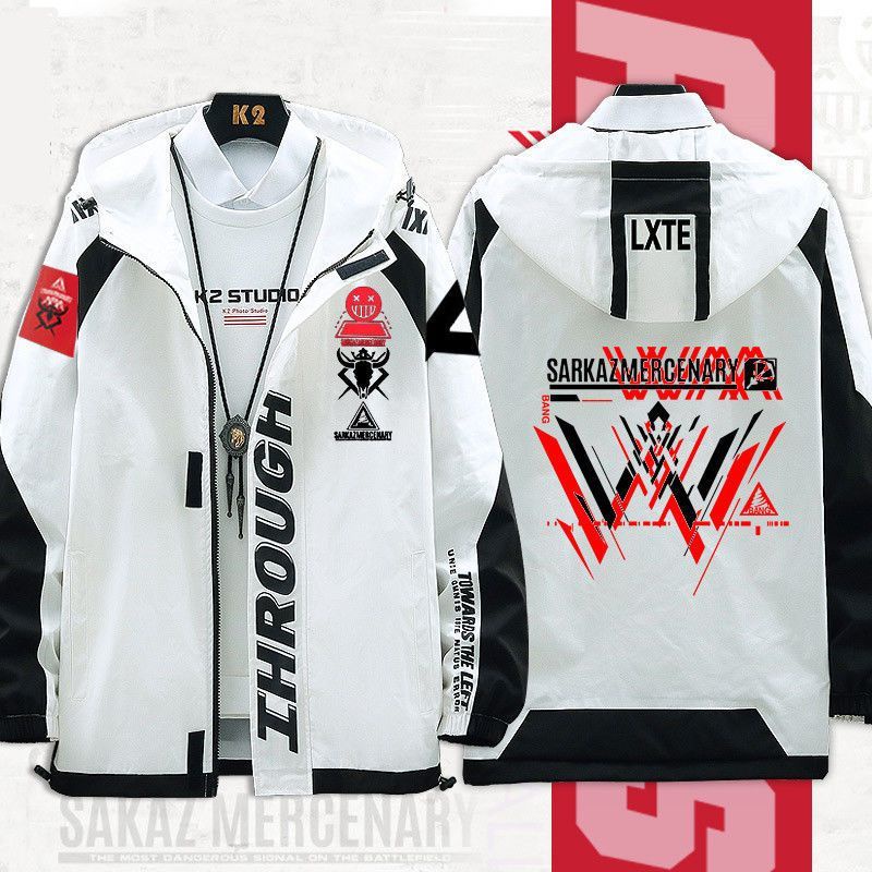 Arknights Tomorrow's Ark game W character impressions around the jacket students spring and autumn casual sports jacket men and women