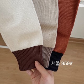 Áo len cổ tròn khuy dọc ( ảnh thật, có sẵn)