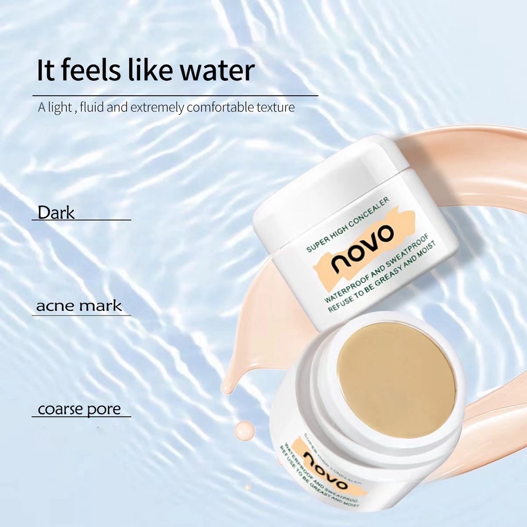 Novo® Kem Che Khuyết Điểm Hydrat Hóa Lâu Trôi Đặc Biệt 12g 5373