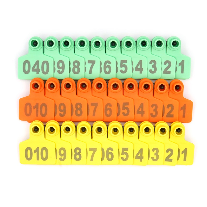 20 Chiếc Thẻ Đeo Tai,Thẻ Tai Heo Có Số