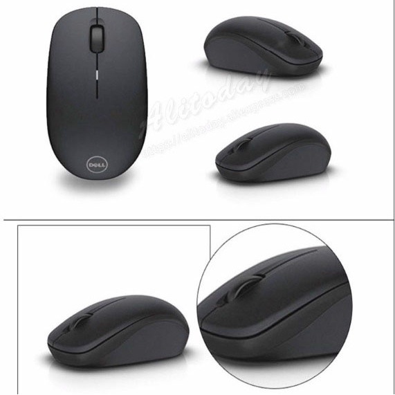 ❀♞✳Chuột Gaming DELL WM126 Không Dây, ĐầU CắM USB 2.4Ghz