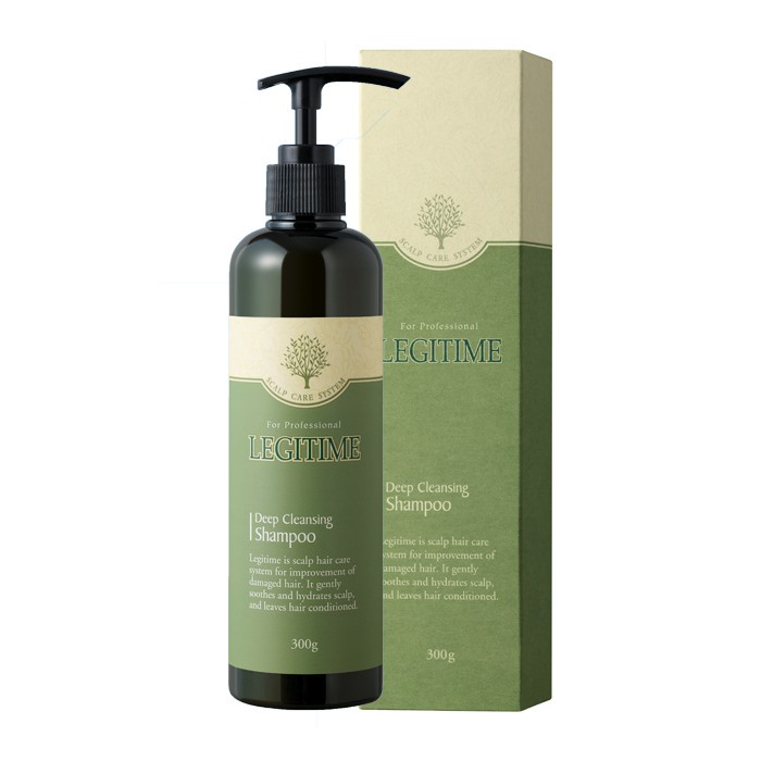 Dầu gội ngăn rụng tóc trên 98% sạch gàu và hết ngứa sử dụng cho tóc dầu legitime deep cleansing shampoo 300g