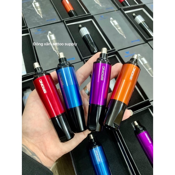 Máy xăm chính hãng Hummingbird Pen BRONC V2