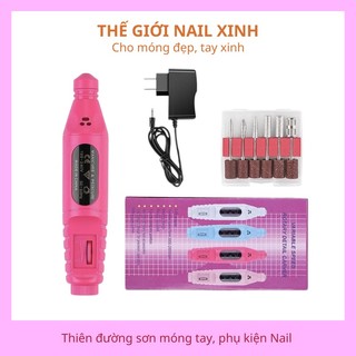 Máy mài móng tay mini đầu cắm usb cầm tay phụ kiện nail giá rẻ