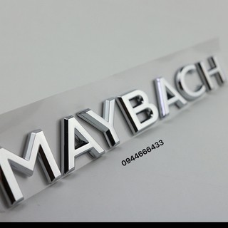 Tem maybach s450 , chữ Maybach s550 , Logo maybach