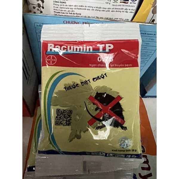 RACUMIN 20g [ Thuố.c Diệt Chuột ].