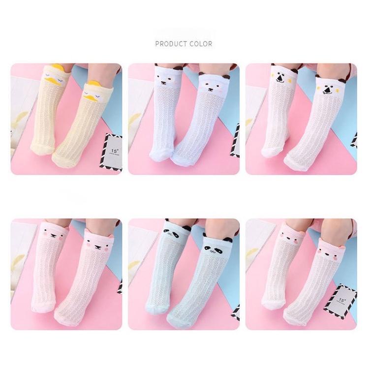 Tất lưới LOTUKA cho bé trai bé gái cổ dài mẫu họa tiết hình thú chất cotton co dãn nhiều màu sắc dễ thương 0-12tháng