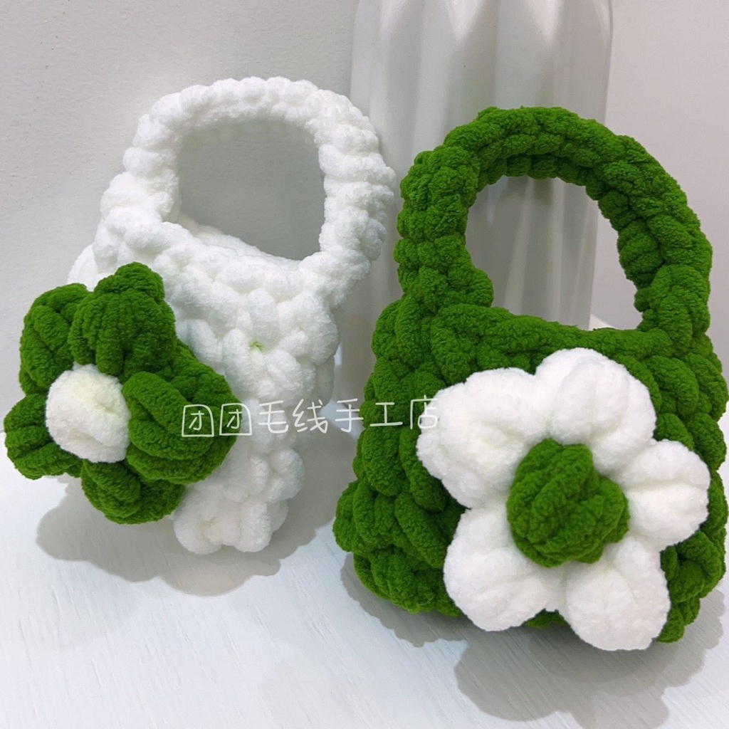 (Hàng Sẵn Sàng) Vỏ Bảo Vệ Hộp Đựng Tai Nghe Bluetooth airpods 2 / Pro / 3 Hình Túi Tote Đan Bằng Tay
