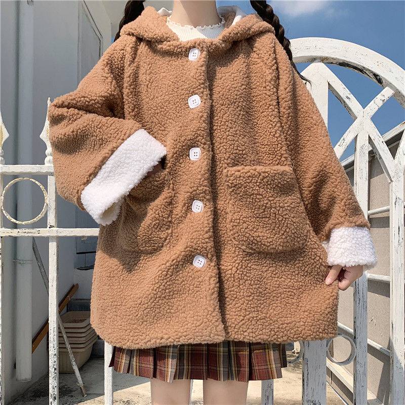 Áo Sweater Có Tai Thỏ Dễ Thương Thoải Mái Phong Cách Nhật Bản Cho Nữ