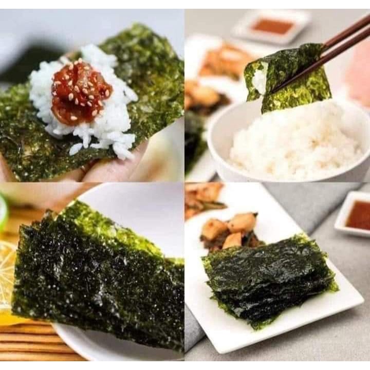 Rong Biển Ăn Liền 15 Gói,Rong Lá Kim Ăn Liền Hàn Quốc-AnKanFood