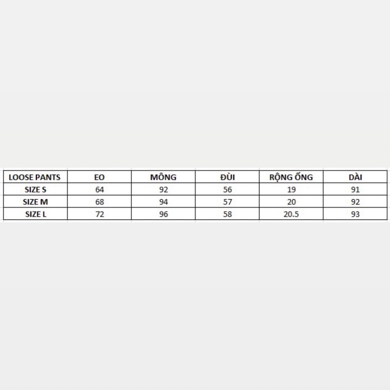 Quần Tây ống suông Loose Pants