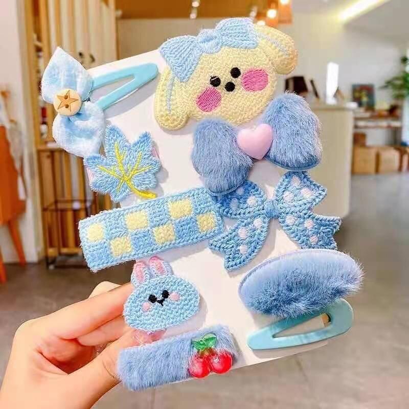 PVN53930 Set 10 kẹp tóc hình thú dễ thương