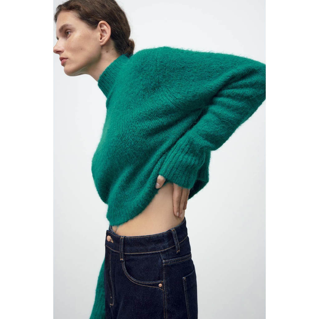 Áo len xanh hàng TQXK - chuẩn dư xịn