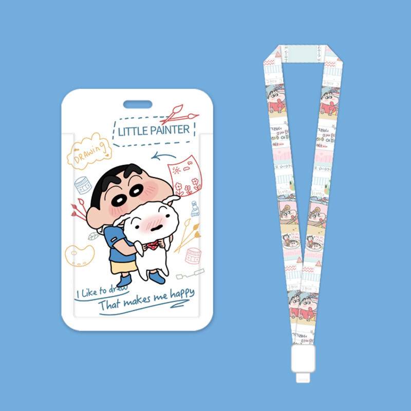 Dễ Thương Ốp Điện Thoại Cứng In Hình shin-chan Cho Học Sinh Giá Đỡ