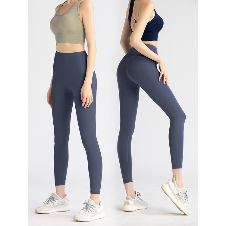 Quần Legging Thể Thao Lưng Cao Ôm Dáng Co Giãn Tốt Nhanh Khô Thời Trang Mùa Hè Cho Nữ