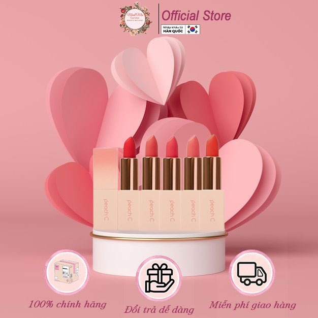 Son Thỏi Lì Siêu Mịn Peach C Easy Matte Lipstick