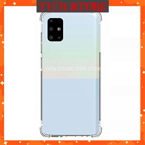 Ốp Lưng Samsung A51 Dẻo Trong Suốt Chống Sốc Có Gù Bảo Vệ 4 Gốc