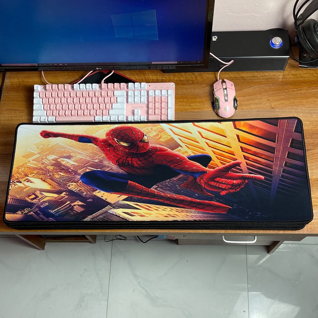 Lót Chuột Pad Chuột Cỡ Lớn 80x30 Dày 4mm ASUS ROG In 3D ANIME Cực Nét Đẹp May Bo Viền Chắc Chắn Chống Nước ChốngTHMODERN
