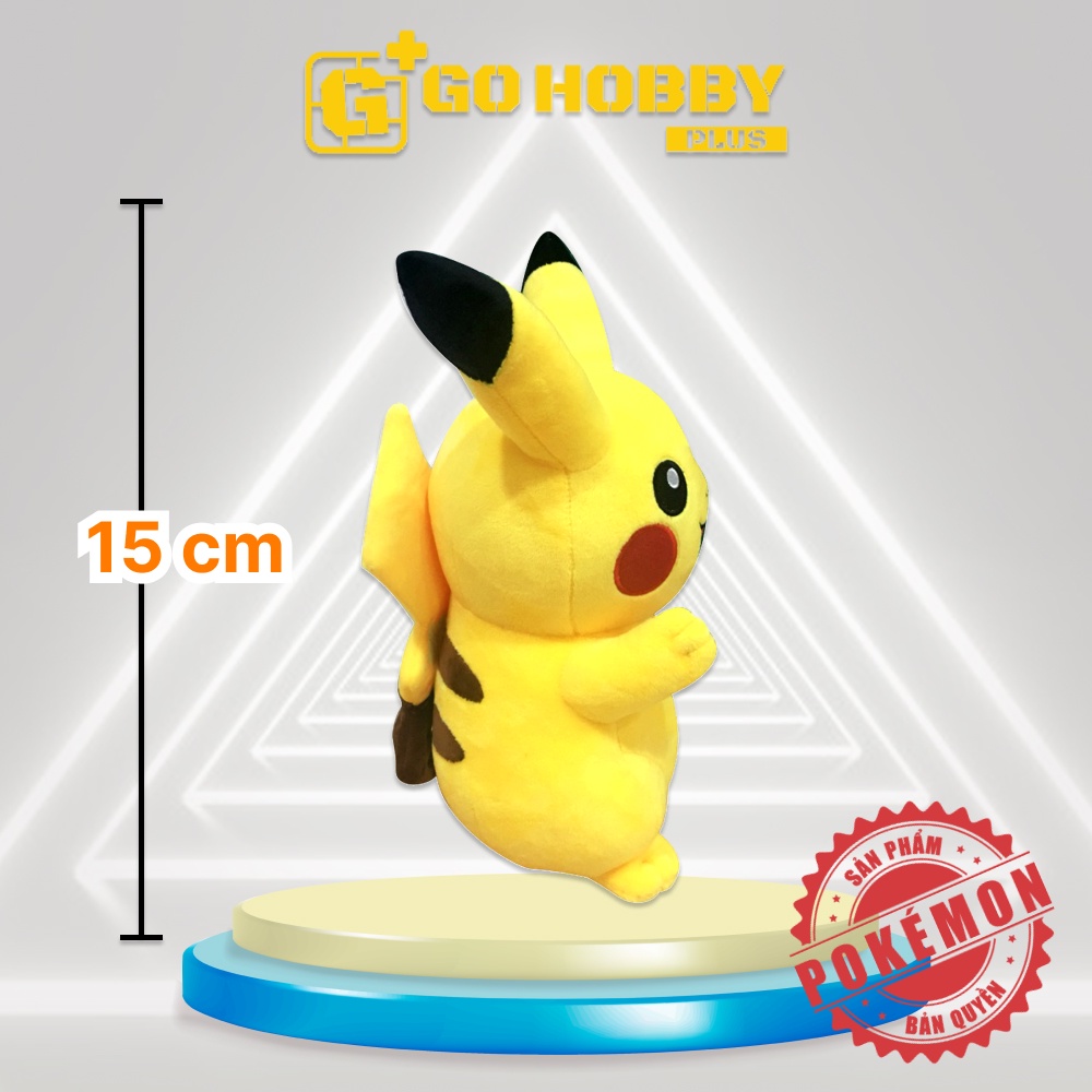 POKEMON | Thú bông Pikachu cao 15cm