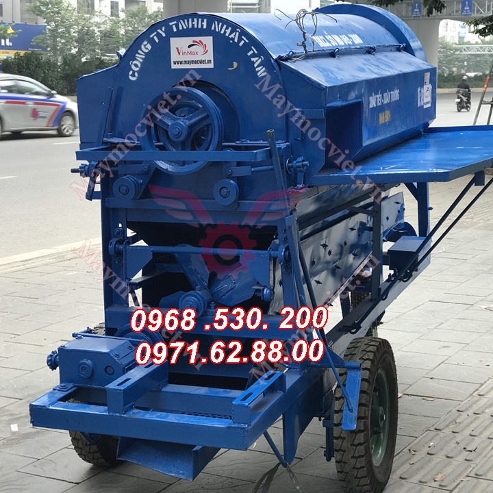 Máy tuốt lúa nương công suất khủng