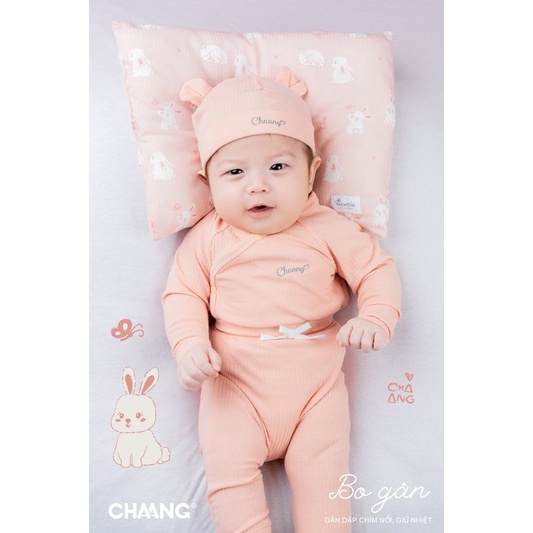 Chaang Bộ dài tay sơ sinh cúc chéo Northern AW2022D15