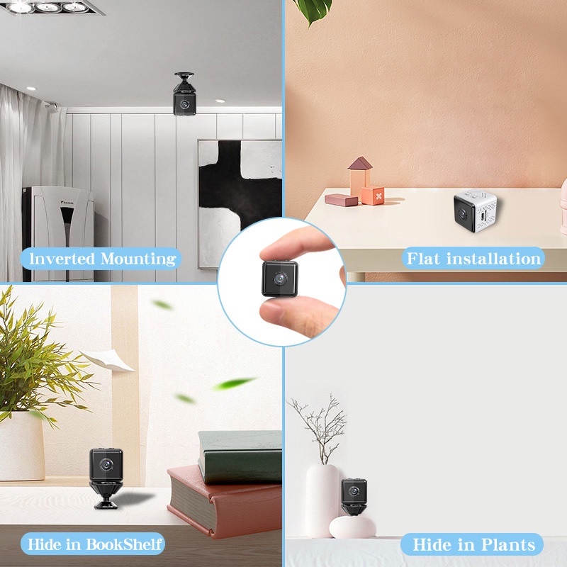 Camera Hd 1080P Camera Wifi Ip Camera Cảm Biến Camera Quan Sát Ban Đêm Từ Xa Màn Hình Nhỏ Camera Giám Sát Không Dây