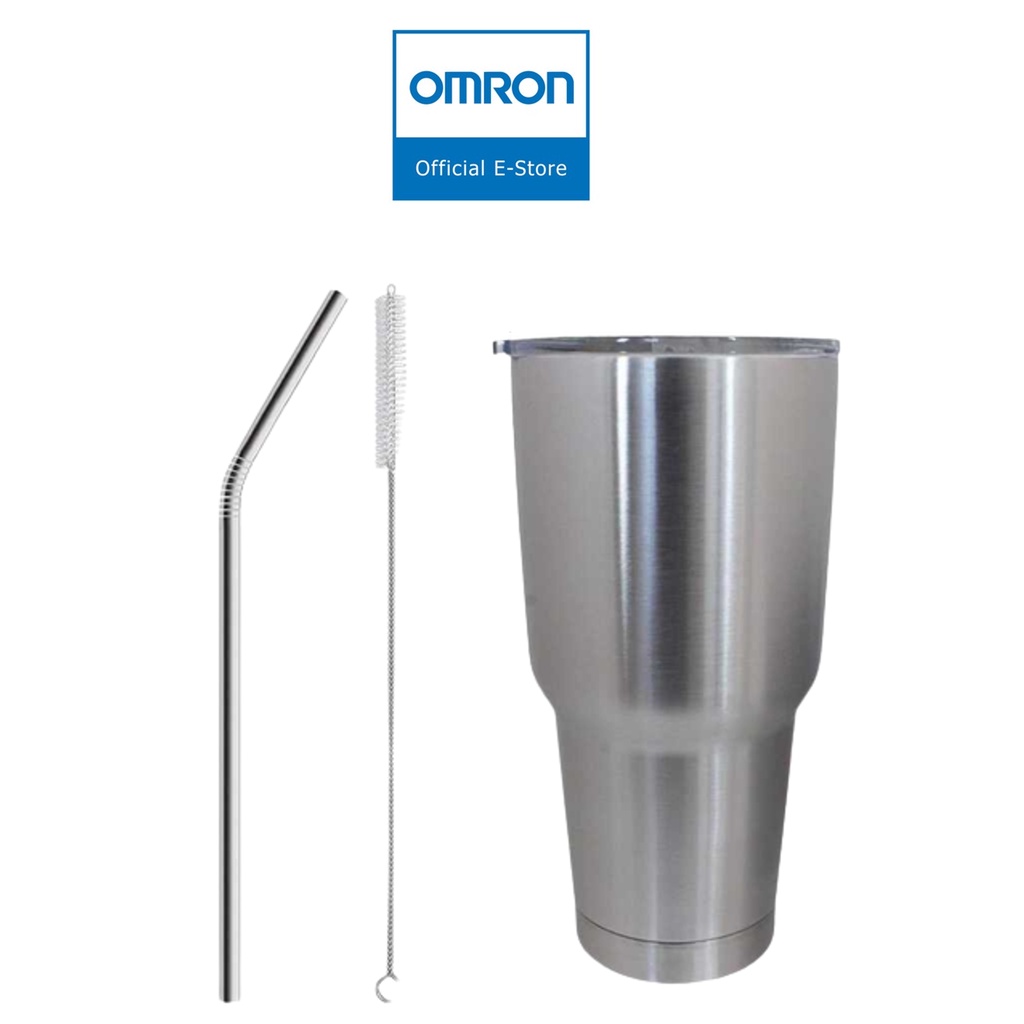 [HÀNG QUÀ TẶNG KHÔNG BÁN] Ly nước giữ nhiệt 900ML inox Omron