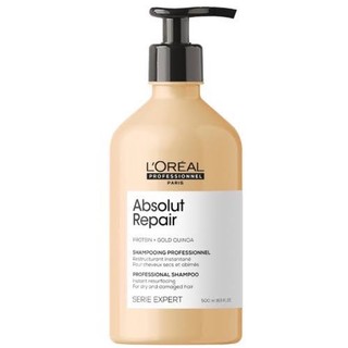 Dầu gội loreal vàng phục hồi tóc hư tổn 300ml 500ml 1.5l