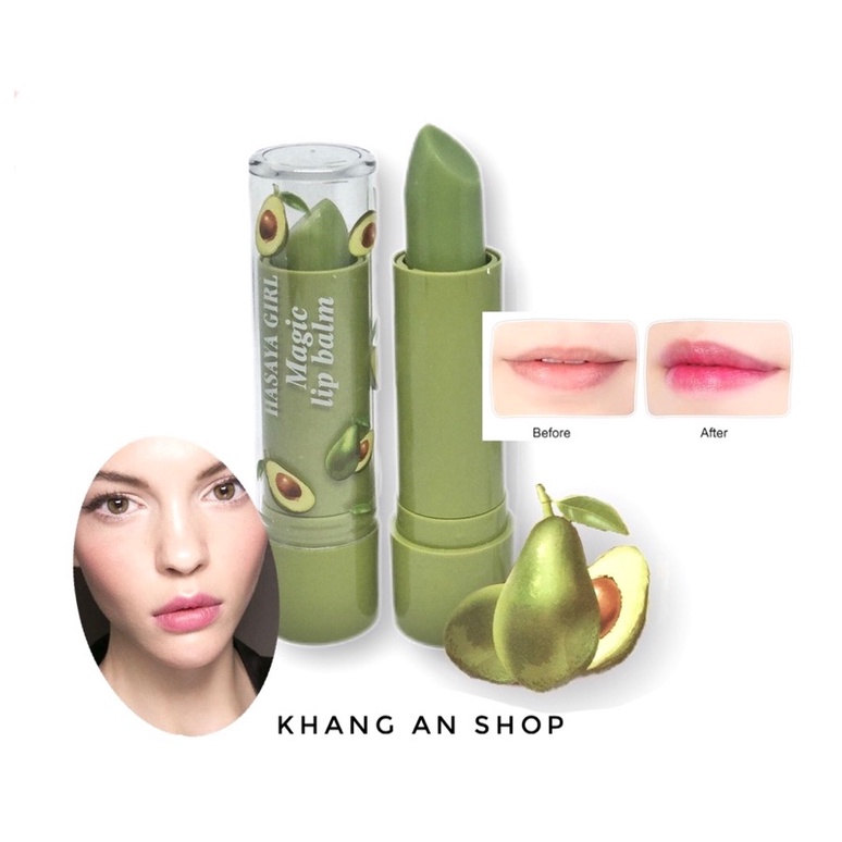 Son dưỡng trái bơ Avocado Magic Lip Balm (màu hồng tự nhiên)