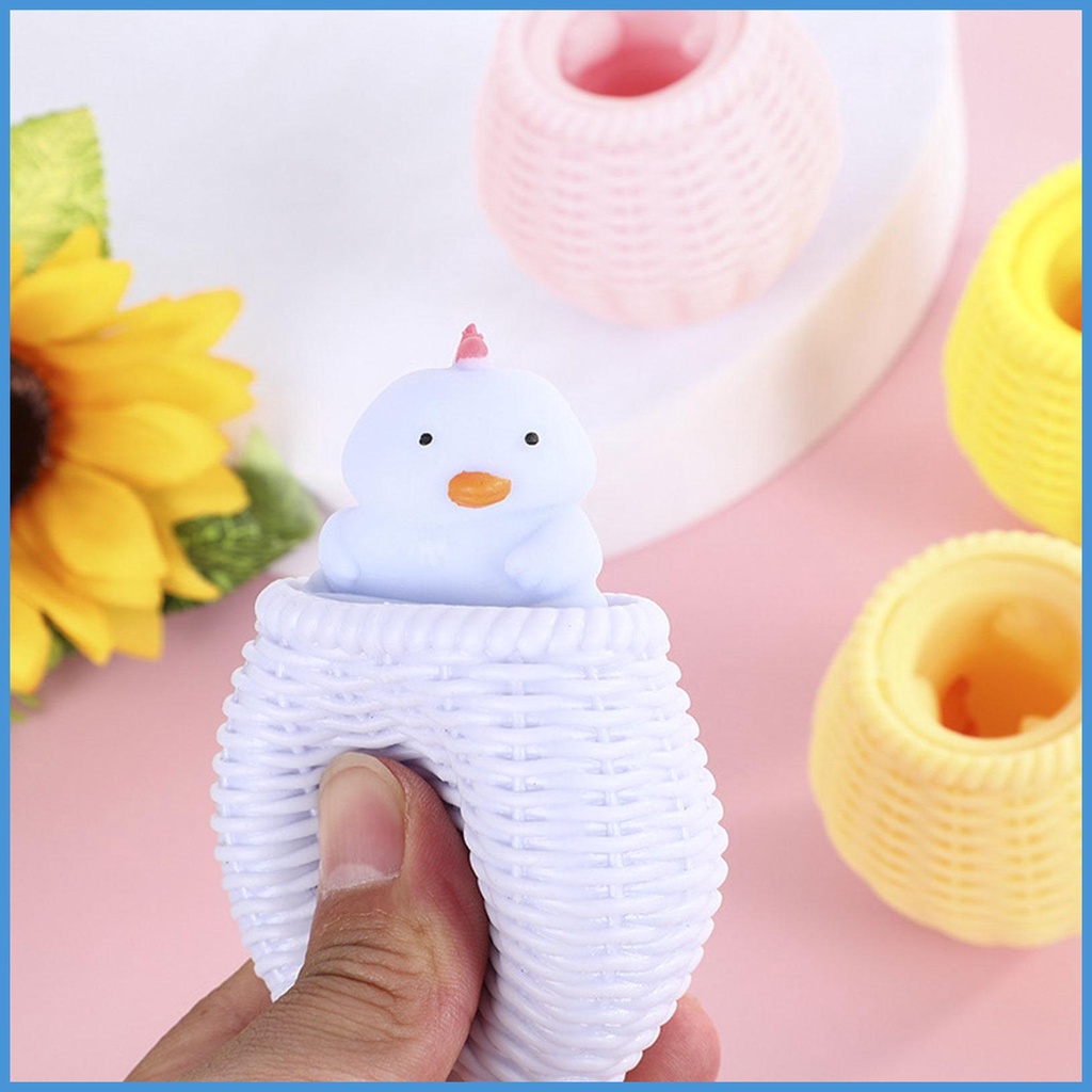 Đồ Chơi Bóp Xả Stress Hình Chú Gà, Vịt Ngộ Nghĩnh