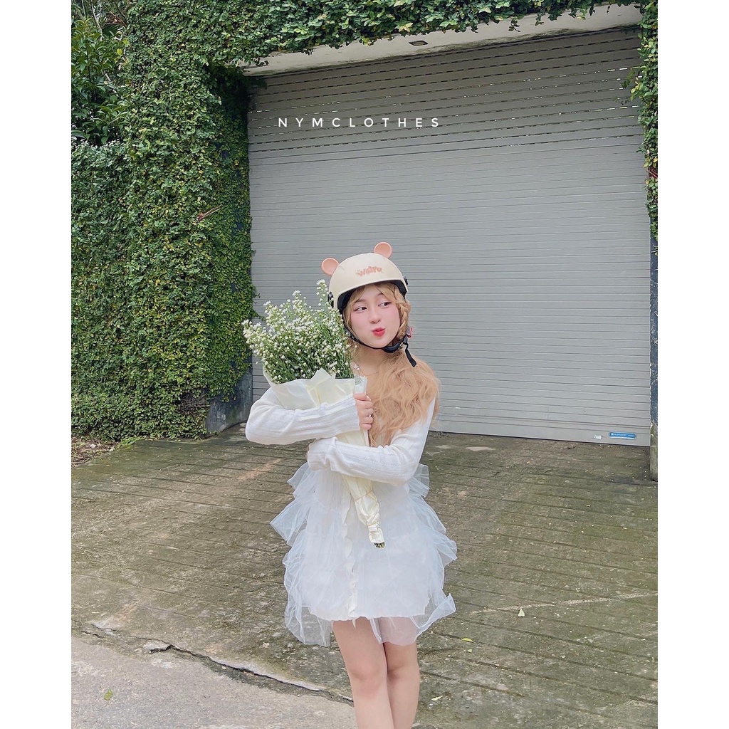 ✿ ĐẦM TRẮNG LƯỚI CUTEEE ✿