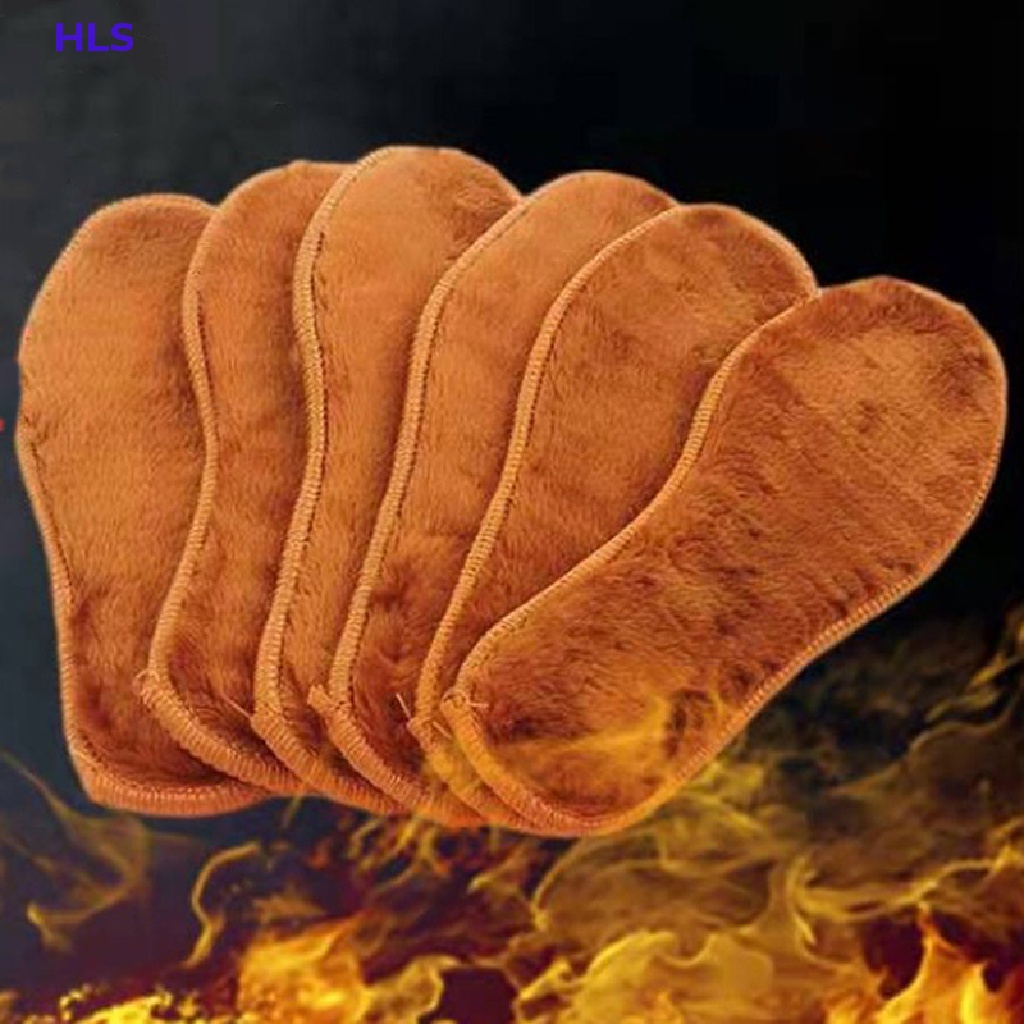 [HLS] Miếng Lót Giày Lông Xù Dày Dặn Lông Nhung Than Tre Khử Mùi Hôi Mùa