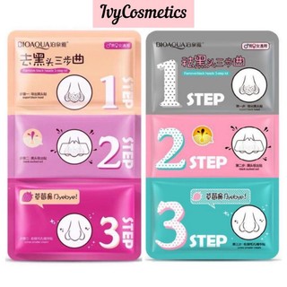Set 3 miếng lột mụn đầu đen bioaqua