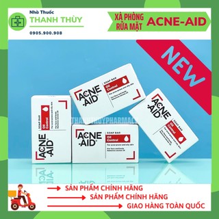 XÀ PHÒNG RỬA MẶT ACNE - AID SOAP BAR 100GR - CHO DA NHỜN VÀ MỤN