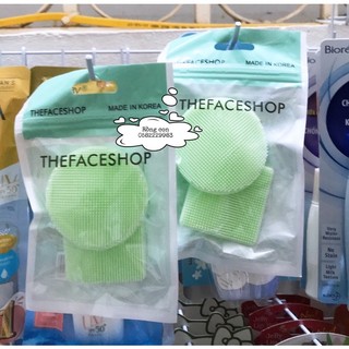 Miếng Rửa Mặt Silicon The Face Shop Sản xuất : Hàn Quốc