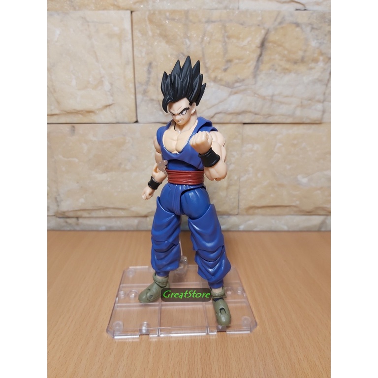 Mô hình Dragonball Ultimate Son Gohan super hero và Son Goku Ultra Instinct Figma cử động được 1/12 scale 15 cm
