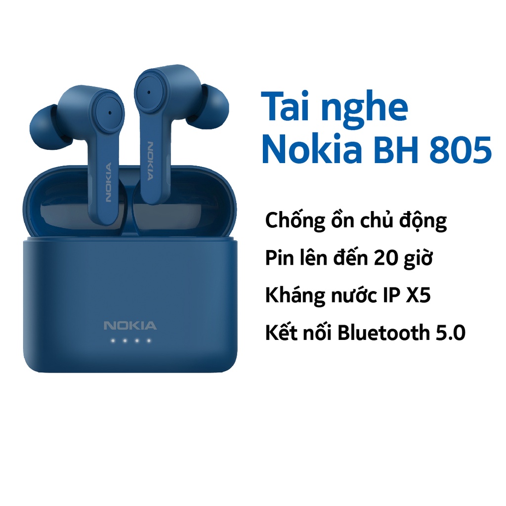 [Mã ELBAU4 giảm 4% đơn 500K] Tai nghe Nokia Noise Cancelling Earbuds BH-805