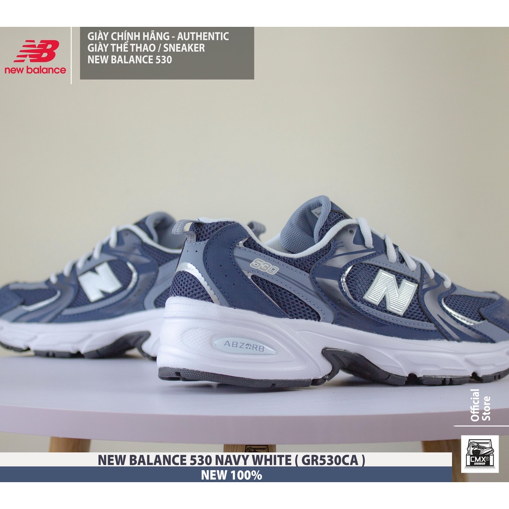 😘  Giày New Balance 530 NAVY WHITE  - AUTHENTIC 100%