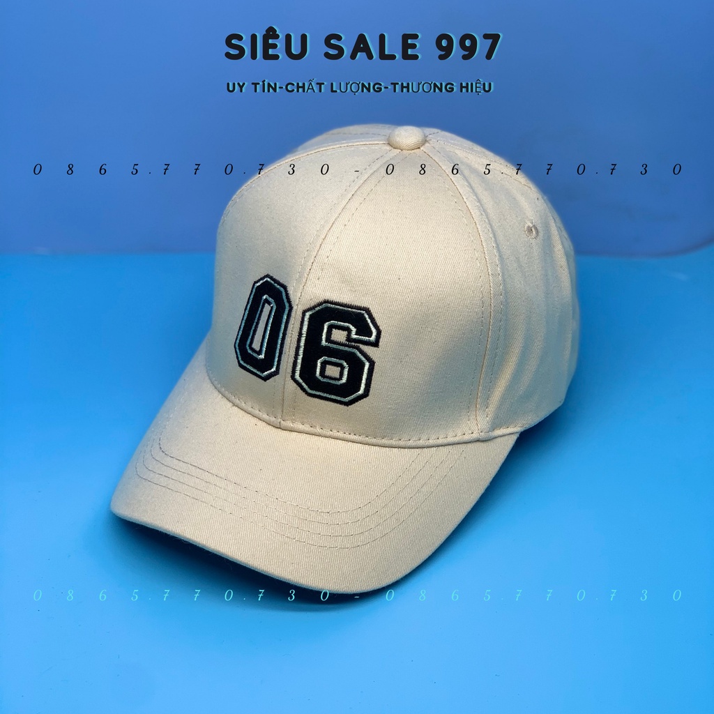 MŨ LƯỠI TRAI 06 - NÓN KẾT THÊU SỐ 06 HOT HIT THỜI TRANG CAO CẤP NHIỀU MÀU FORM CHUẨN ĐẸP
