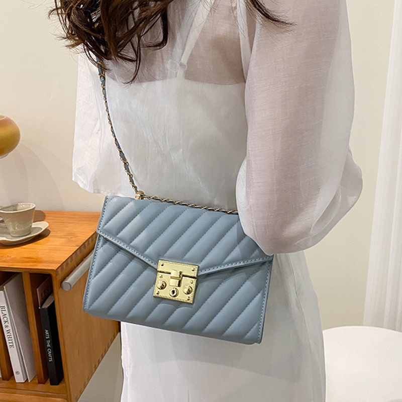 Túi Đeo Chéo Có Khóa Phong Cách Hàn Quốc Cho Nữ