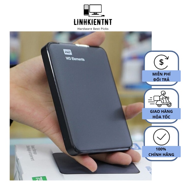 Ổ Cứng Di Động WD Elements 250gb/320gb/500gb/750gb/1TB - Nhiều Quà Tặng
