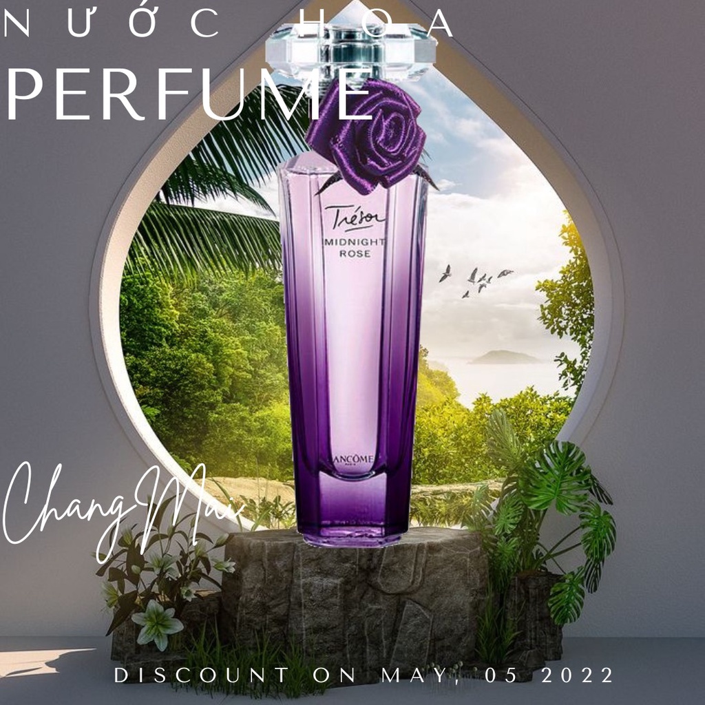 Mẫu Thử Nước Hoa Nữ Lancome Tresor Midnight Rose EDP 5ml/10ml/20ml