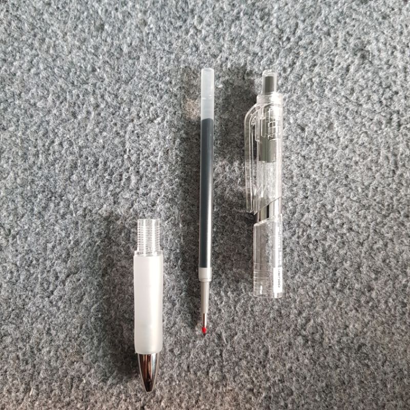 Bút gel Deli văn phòng sinh viên ngòi 0,5mm mực đen S101