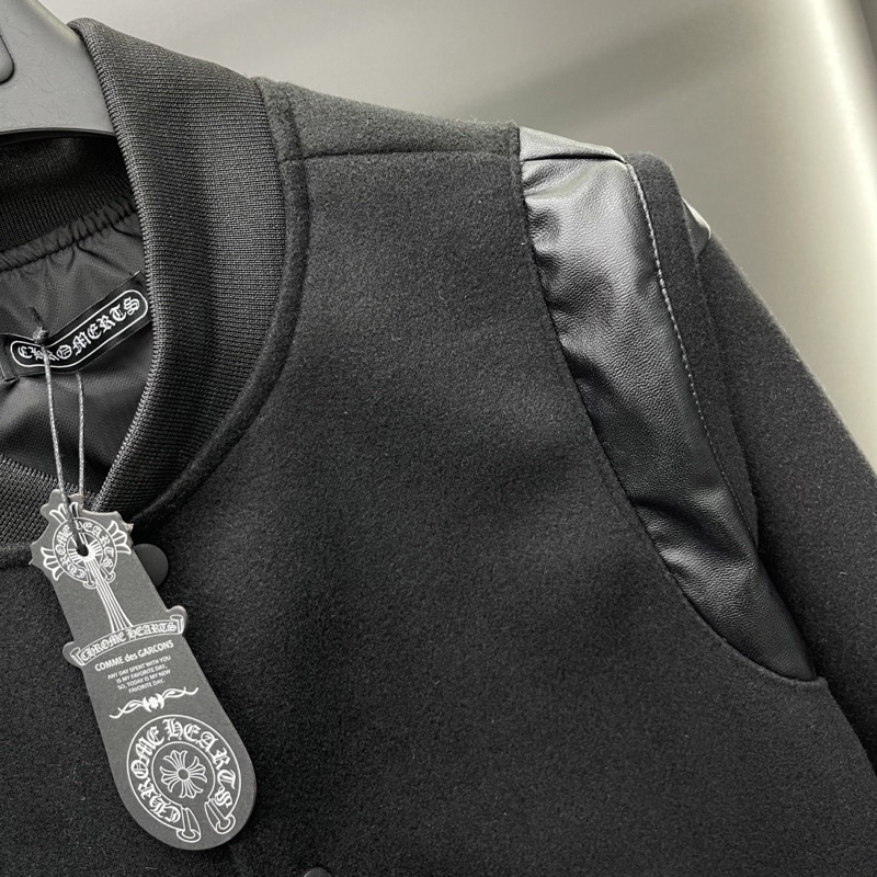 Áo khoác Teddy bomber nam nữ thêu 2 sọc da đen hai vai chất dạ lót gió ống bo chun dày dặn đẹp AK08P