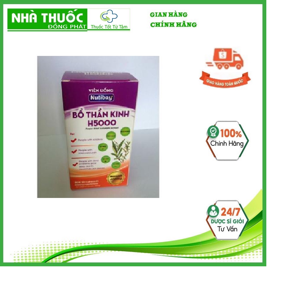 Viên uống nutibay Bổ thần kinh H5000