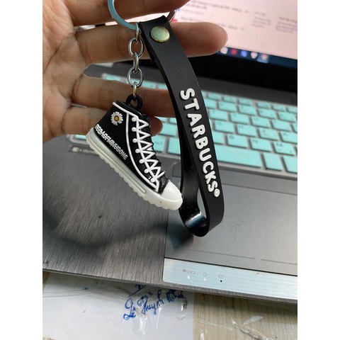 Móc khoá xe máy - Móc khóa cute - Móc Khóa Mặt Hình Giày Sneaker Ba Chiều Bằng Silicone