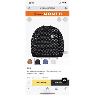 Áo mlb mongtoghi unisex