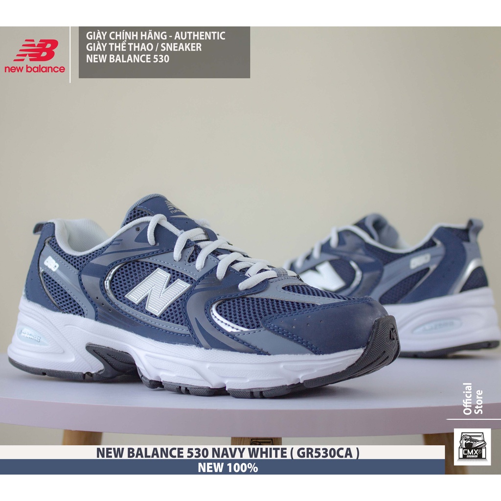 😘  Giày New Balance 530 NAVY WHITE  - AUTHENTIC 100%