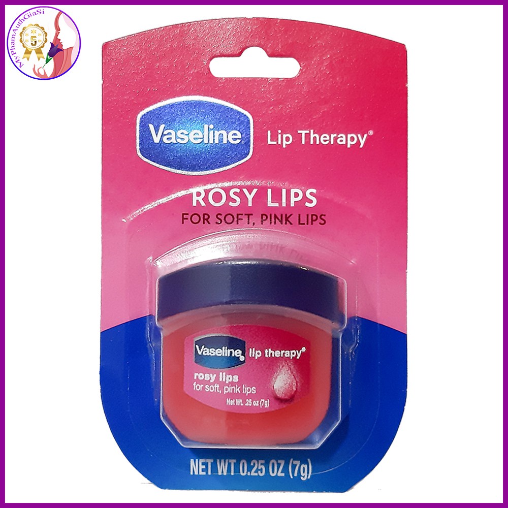 Vaseline Lip Therapy Sáp dưỡng môi Rosy Lip màu hồng, Mỹ (7g)