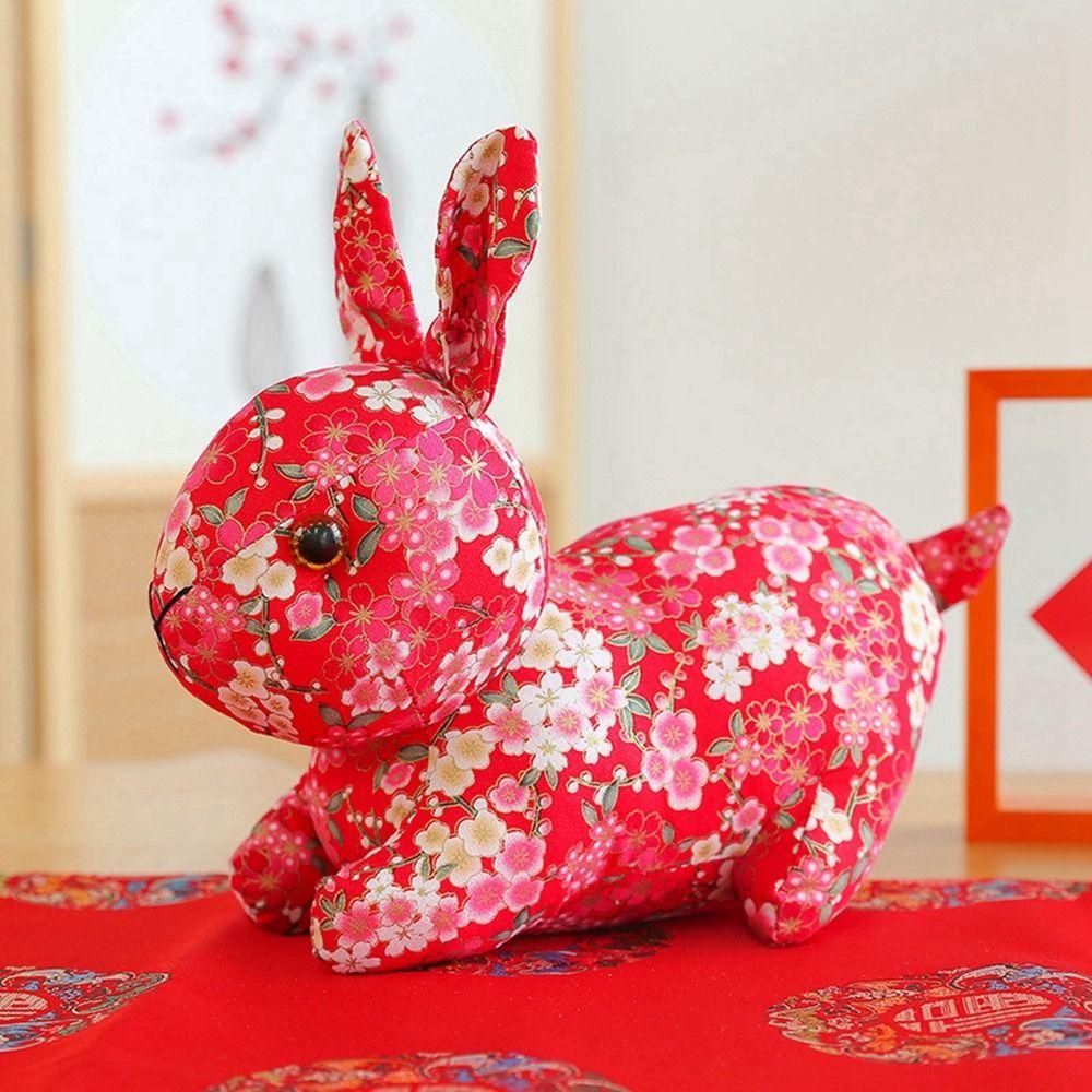YIYU Thỏ Nhồi Bông Thiết Kế Sáng Tạo Phong Cách Trung Hoa 2023